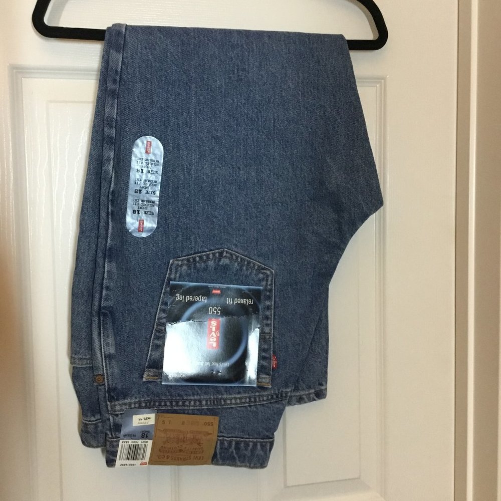 Vintage Levi's 550 High Rise Relaxed Mom Jeans 18